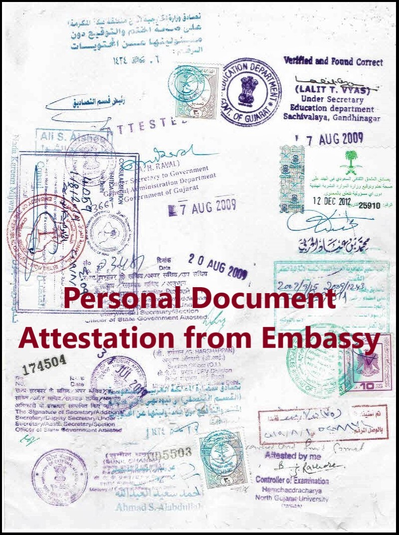 Certificate Attestation for El Salvador in India